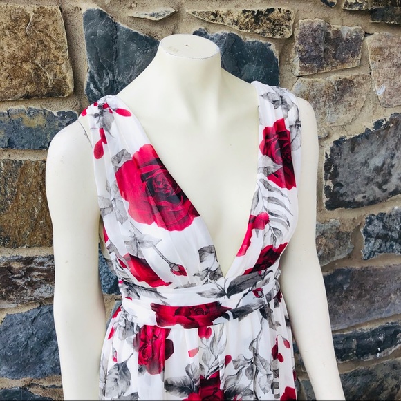 Lulu’s Queen of Hearts White Floral Print Dress - Picture 4 of 14